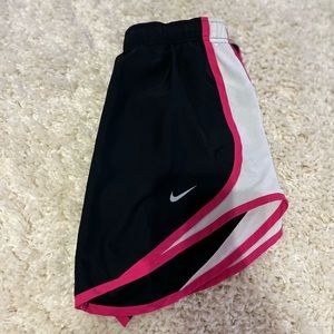 Nike Pink and Black Shorts